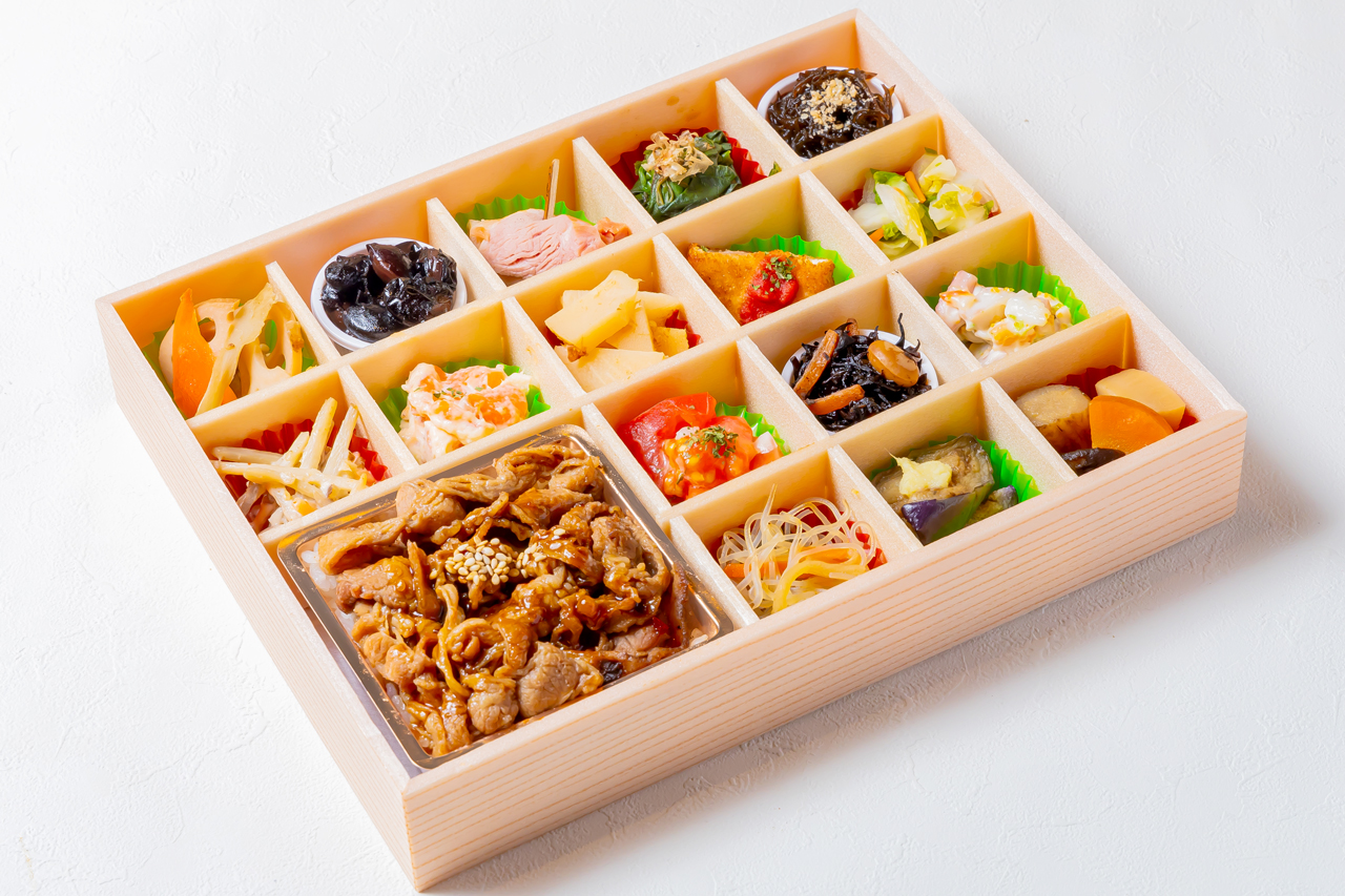 焼肉重と彩り錦御膳