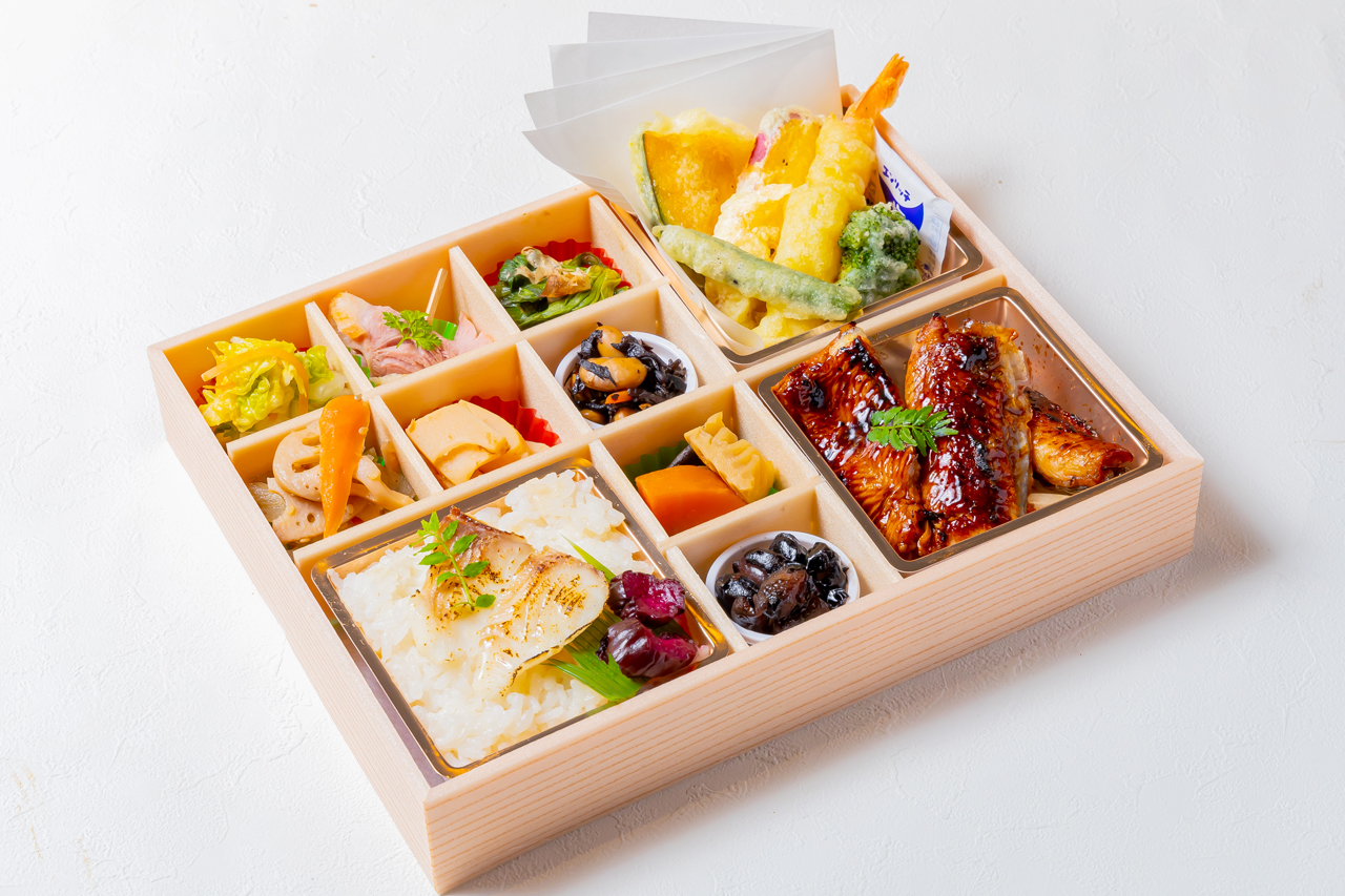 鰻と天ぷら鯛めし極上錦御膳