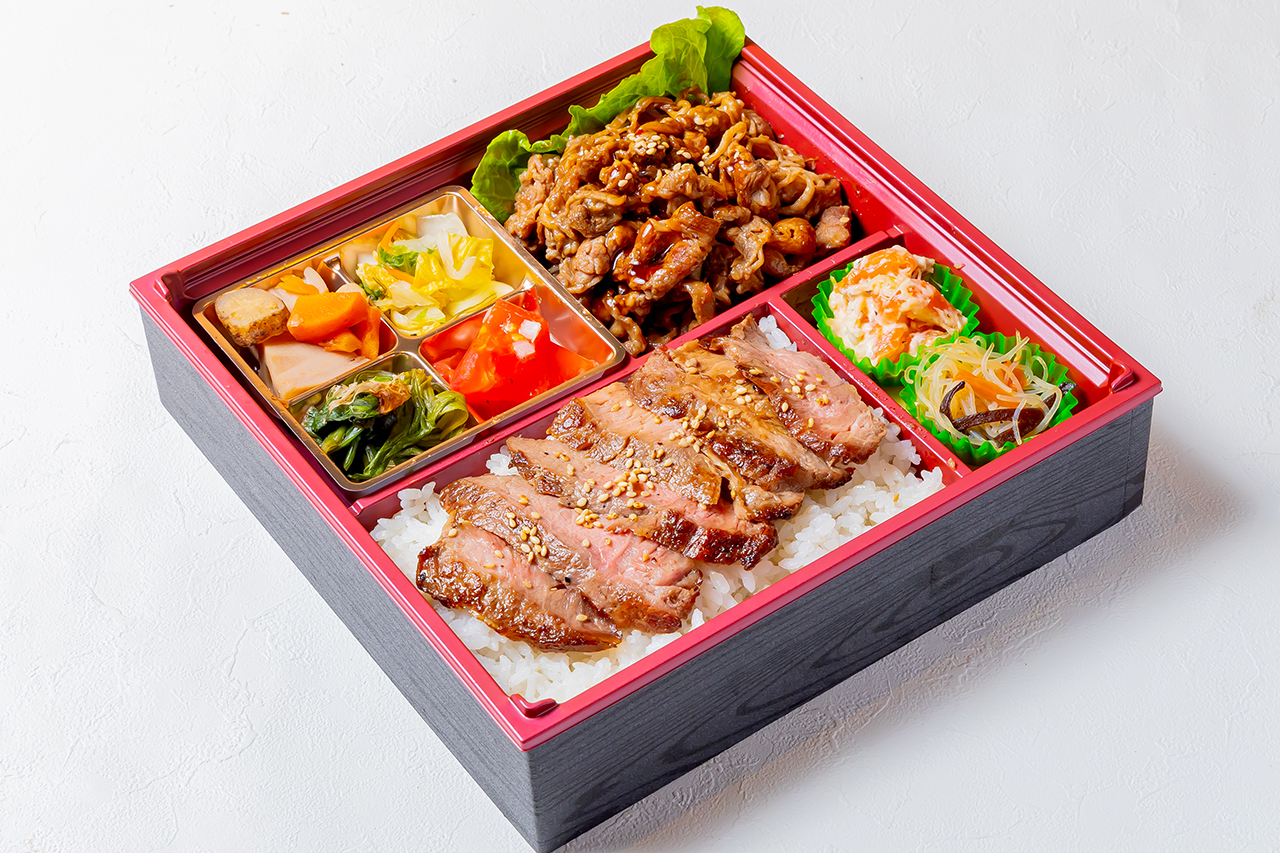 ステーキ焼肉亭ステーキ重&焼肉御膳